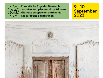 9.-10. September 2023 - Titelblatt vom Programm der Europäischen Tage des Denkmals in der Zentralschweiz 2023 