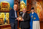 Anerkennungs- und Förderpreis 2026: Preisträger Urs-Beat Frei, Regierungspräsident Dr. Armin Hartmann, Standesweibelin Anita Imfeld
