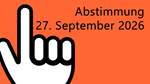 Abstimmungshinweis Plakat 