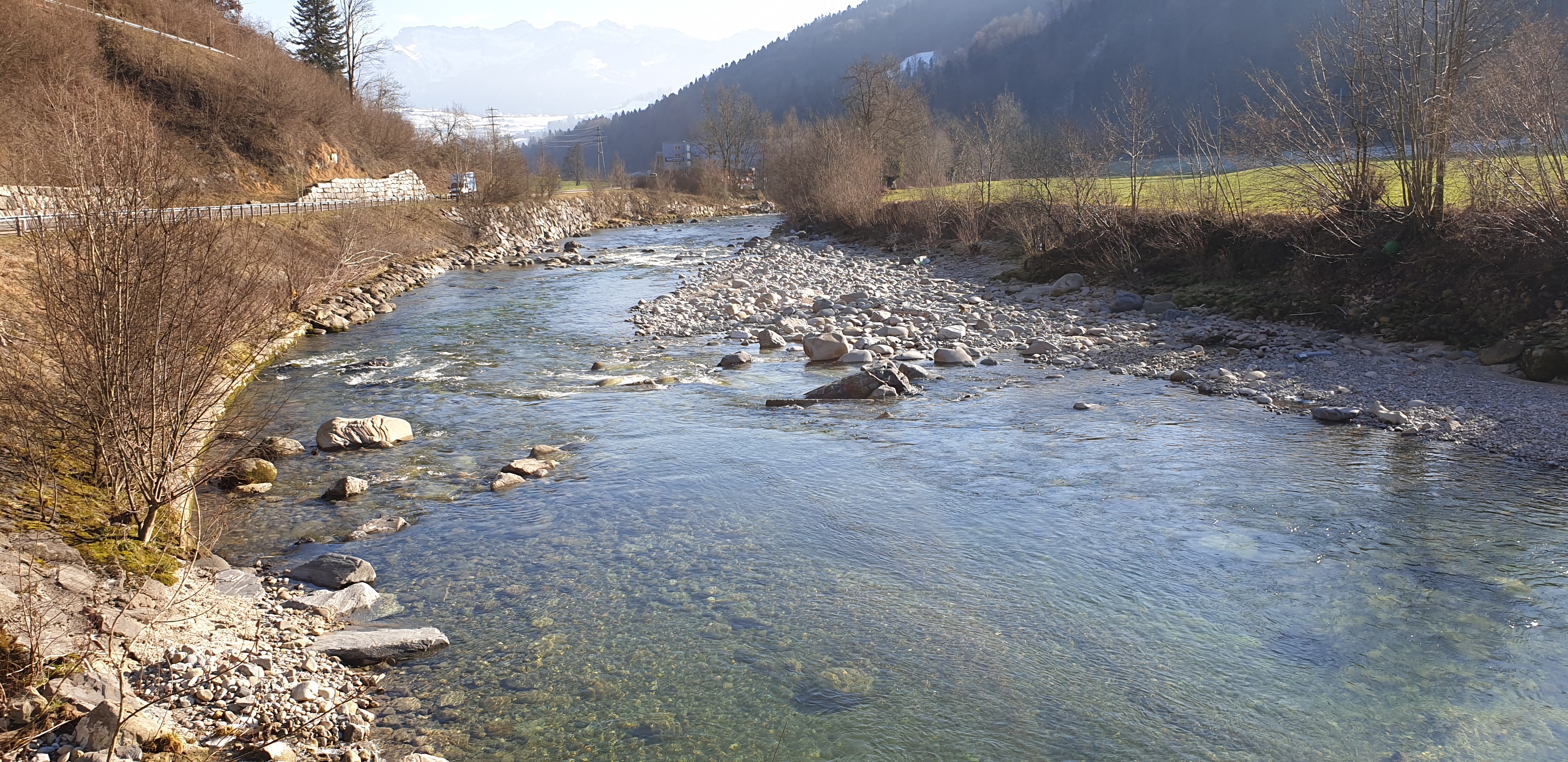 Kleine Emme, Abschnitt 10, Dietenei, Rütmatt, Bilder vor dem Bau
